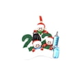 thumbnail image 2 of Resina De Navidad Navidad Familia Diy Bendiciones Escritas A Mano Colgantes De Muñeco De Nieve Regalo Para Amigo O Familia Speravity HA040823-20, 2 of 6