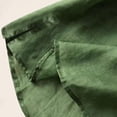 thumbnail image 6 of Cagogo Women Plus Size Two Piece Set Round Neck 3/4 Sleeve Blouse Wide Leg Pants Casual Solid Boho Loose Matching Outfits Summer Business Cruise Travel Clothes, Green XL, 6 of 7