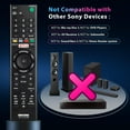 thumbnail image 3 of Universel pour Télécommande Sony TV Remplacement Compatible avec Sony Bravia Smart LCD LED HD TVs RMT-TX100U, 3 of 5
