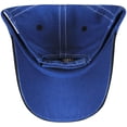 thumbnail image 3 of Checkered Flag Men's Ford Mustang Cap Tri-Bar Pony Adjustable Blue Hat, 3 of 6