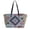 Multicolored Aztec, variant on Challenger Women Canvas Handwoven Brown Leather Handbag Tote Purse 17RT2110-204