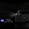 onn. Portable Power Hub with Lighting, 8W Bluetooth Speaker and NOAA