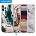 thumbnail image 3 of Marble Imd Slim-fit Protective Tpu Case For Iphone 13 Pro 6.1 - Emerald Marble, 3 of 6