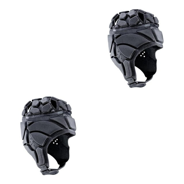 Soidarity Rugby Headgear crum Cap Hockey Protect Head Hat Protector Negro SG 2piezas