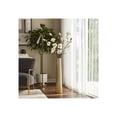 thumbnail image 2 of Modern Textured Metal Vase - Tall  Aluminum Decorative Floor Vase - Metallic Finish - Elegant Home & Office Decor - Ideal for Living Room, Bedroom, and Entryway - 35" Gold, 2 of 13