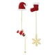 thumbnail image 2 of Naiovety 1 par de pendientes largos de Navidad, pendientes colgantes de Papá Noel, joyería colgante para fiesta, accesorio de vestir Kits de decoración para fiestas Tipo 2, 2 of 6