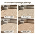thumbnail image 7 of ODIKA 2'x3' Beige Rust Southwestern Geometric Striped Washable Doormat Traditional Motifs with Diamond Accents Non-Slip, Low Pile for Entryway, Kitchen, Laundry Room, 7 of 7