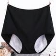 thumbnail image 4 of Women Casual High Waist Menstrual Period Leak Proof Underwear Cotton Briefs,Khaki,XL, 4 of 8