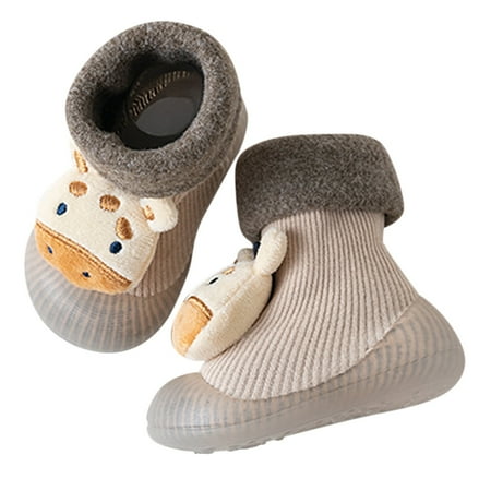 

Cathalem Shoes Baby Boys Male Cat and Girls Shoes Floor Shoes Baby Indoor Non Slip Soft Bottom Toddler Shoes Warm Shoes Toddler Boots Girls Cat and Khaki 7