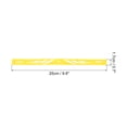 thumbnail image 2 of Unique Bargains 9.8'x0.7' Badminton Racket Head PU Protector Sticker Racquet Guard Tape, Yellow 4 Pack, 2 of 6