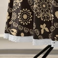 thumbnail image 5 of Coolnut Gold Paisley Round Tablecloth, Washable Oil Proof Table Cover for Kitchen Holiday Party Wedding Picnic Decoration, 5 of 7