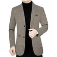 thumbnail image 4 of Chaqueta de traje de hombre de primavera, papá usa chaqueta de traje de hombre de mediana edad informal de negocios, primavera y otoño, 4 of 4