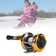 thumbnail image 3 of Roue de Pêche sur Glace d'Hiver, Construction Solide, Moulinet Portable avec Fil, Poignée Lisse, Structure Automatique de Pointe, Haute Résistance au Frein pour Pêche en Rivière Ou sur Glace, 3 of 7