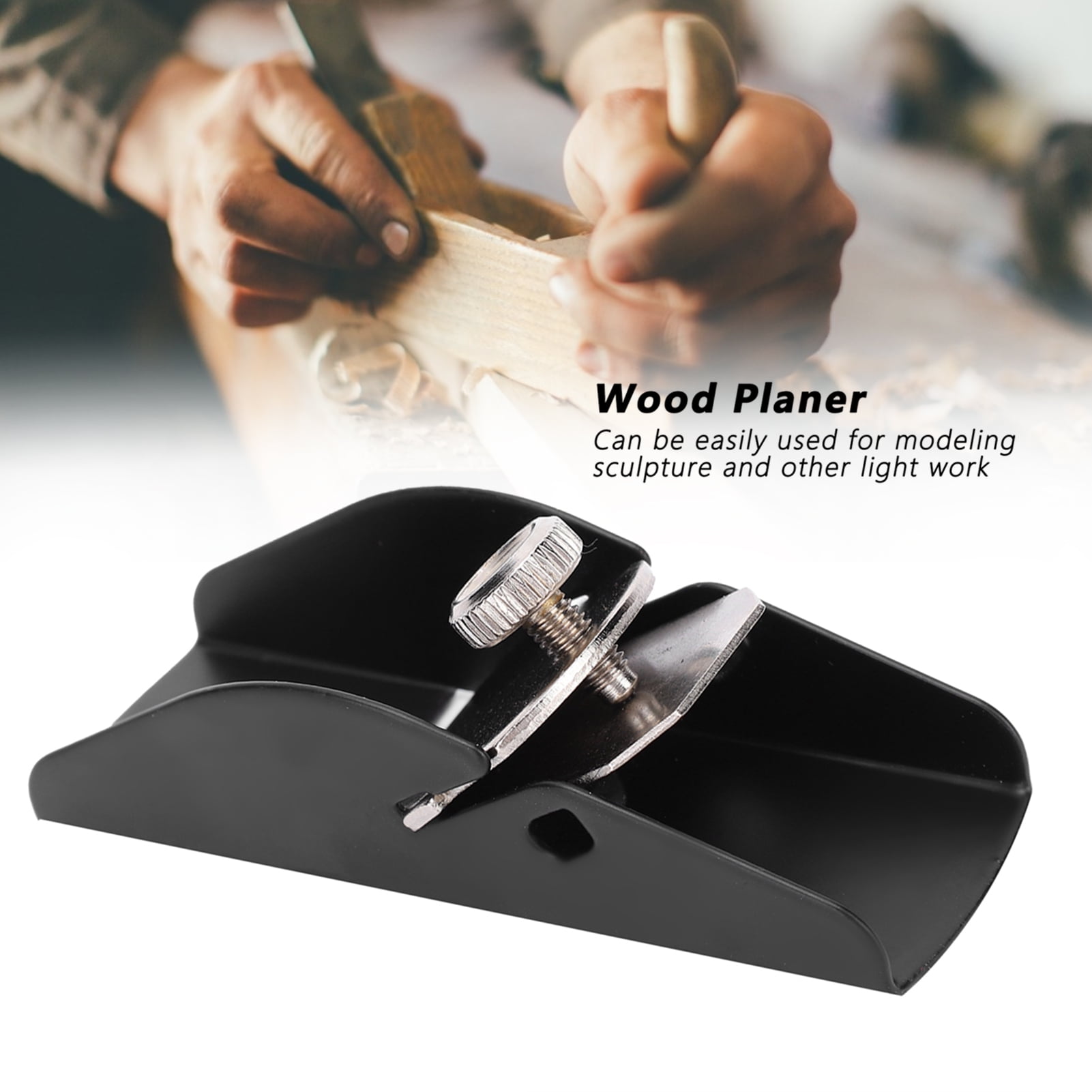 Demonsen Hand Planer,Mini Wood Planer Aluminum Alloy Lightweight Woodworking Trimming Carpenter Tools,Mini Wood Planer