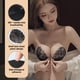 thumbnail image 3 of Un par de pegatinas de encaje para el pecho de concha, vestido de novia femenino, soporte superior, correa trasera invisible, pegatinas de sujetador de silicona, 3 of 5