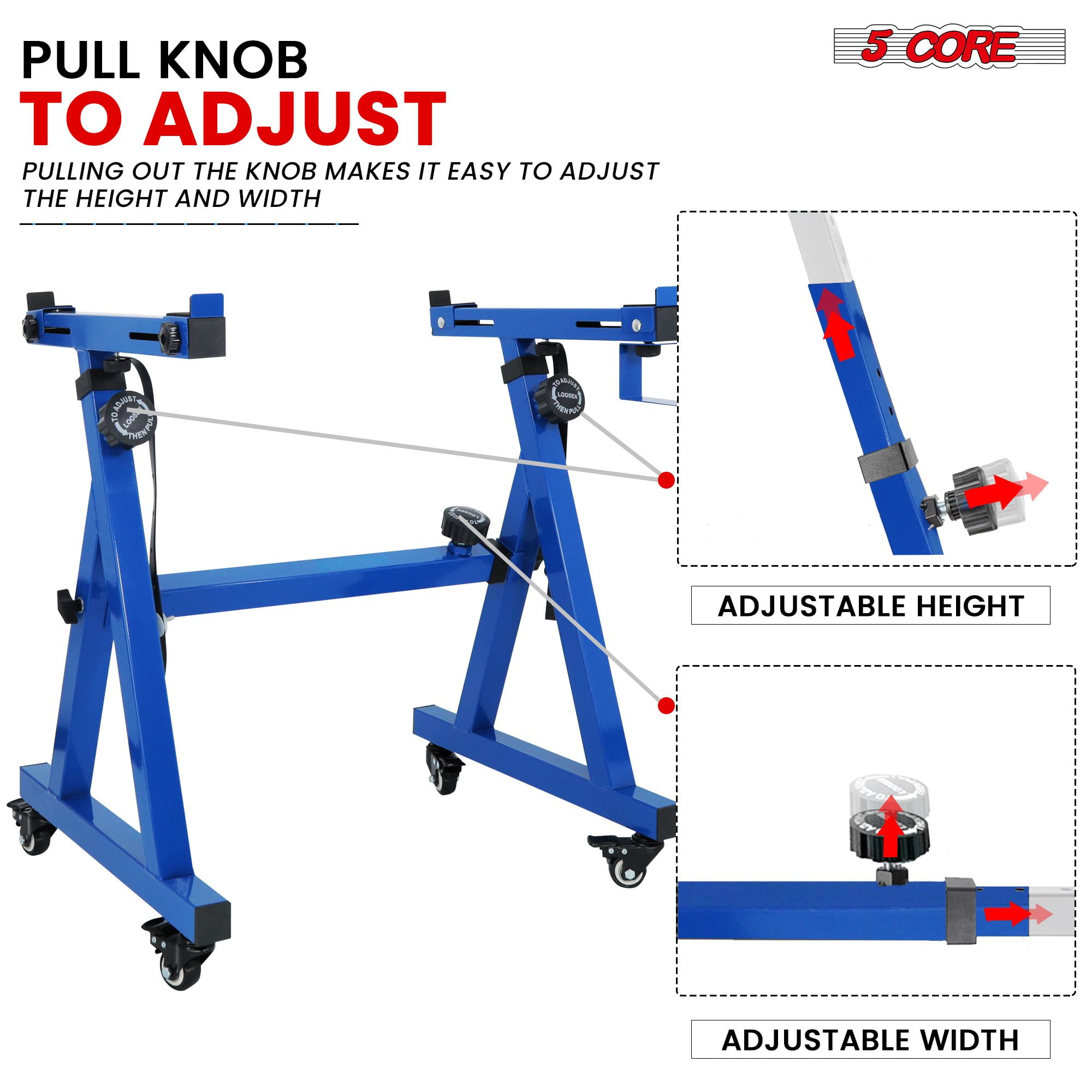Adjustable Z-Style Keyboard Stand with Locking Wheels – Heavy-Duty Mobile Riser for 54-88 Key Pianos, Synthesizers & DJ Gear
