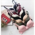 thumbnail image 1 of Seamless Bras for Teenage Women Push Up Bras No Wire Brassiere A B Cup Underwear Bralette Three Quarters(3/4 Cup) LingerieSilver80(AB) He Qiyong unisex, 1 of 1