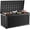 Black, variant on EASY UP 120gallon outdoor resin storage deck box, weather-resistant and lockable, suitable for storing tools, clothing, and packages; ideal for garages, gardens, and bedrooms (LIGHT BROWN).