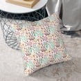 thumbnail image 6 of Square Decorative Throw Pillow Covers with Core, Cartoon Moose Leaf Throw Pillows for Couch Sofa Bed Home Decor, 18"x18", 6 of 9