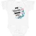 thumbnail image 3 of Inktastic My Nana Loves Me Granddaughter Girls Baby Bodysuit, 3 of 5