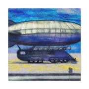 Lofty Art Deco Blimp - Canvas