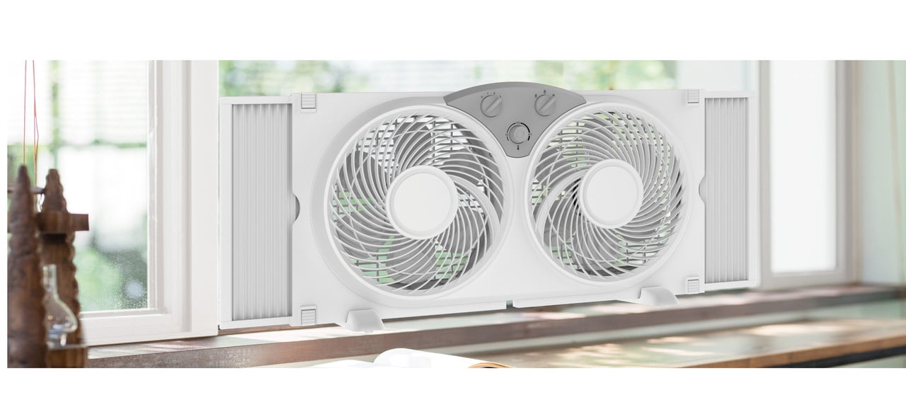 MAINSTAYS Twin Window Fan