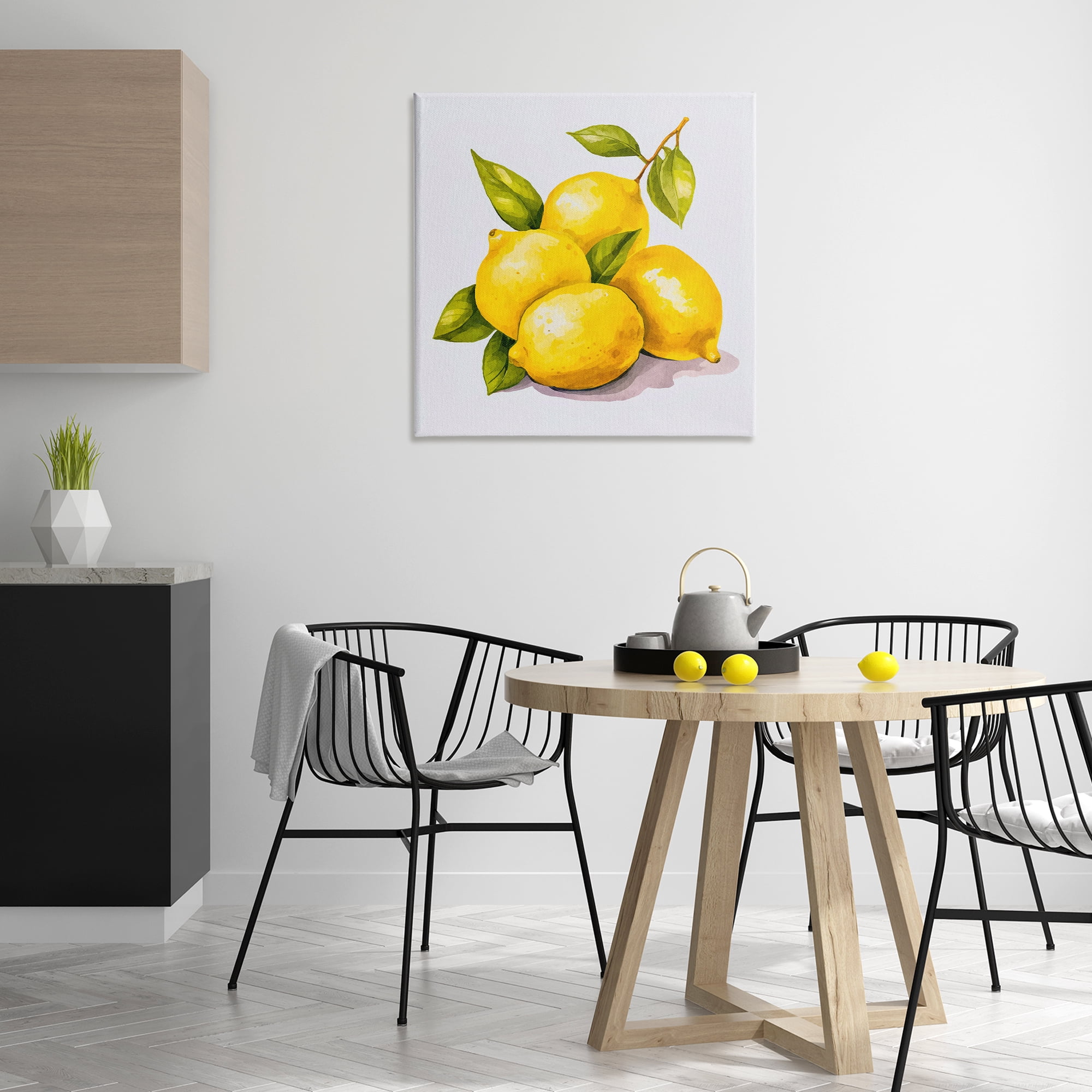 Stupell Industries Lemon Delights Fruit Food & Beverage Painting Wrapped Canvas Art Print Wall Art, 30 x 30