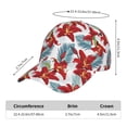 thumbnail image 2 of Sikiie Lilies Flowers Unisex Vintage Washed Unstructured Baseball Cap Soft Cap Adjustable Unisex Baseball Hat Dad Hat, 2 of 6