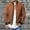 Brown, variant on Men's Autumn and Winter Casual Sports Large Size Thin Pilot Zipper Jacket