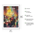 thumbnail image 2 of Las Vegas - Nevada - Delta Air Lines - Vintage Airline Travel Poster by Jack Laycox c.1970s - Fine Art Rolled Canvas Print 27in x 40in, 2 of 4