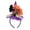 #01 Purple, variant on Halloween Witch Hat Headband for Kids Sequin Pumpkin Decor Hair Hoop Colorful Ribbon Cloth Hair Accessory for Masquerade Theme Party Supplies,One Size,Saffron