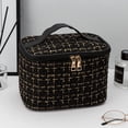 thumbnail image 4 of Bolsa de maquillaje de mano, gran capacidad, portátil, alto valor estético, bolsa de viaje para el cuidado y almacenamiento., 4 of 6