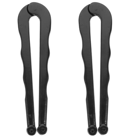 NICERIO Adjustable Face Spanner Wrench, Black, Easy to Use, Strong Grip 2Pcs