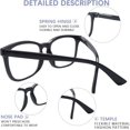 thumbnail image 3 of Progressive Multifocal Reading Glasses Blue Light Blocking Computer Glasses Spring Hinge Readers for Women Men, 3 of 7