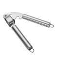 thumbnail image 1 of Prensa de ajo de acero inoxidable picadora y trituradora con rodillo de silicona Peeler. A prueba de óxido, apretar fácilmente, lavavajillas seguro, fácil de limpiar Afortunado Sencillez, 1 of 5