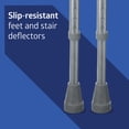 thumbnail image 5 of Medline Bariatric Steel Push-Button Crutches for Adults, 5'10"-6'6", 650 lb. Weight Capacity,, 5 of 6