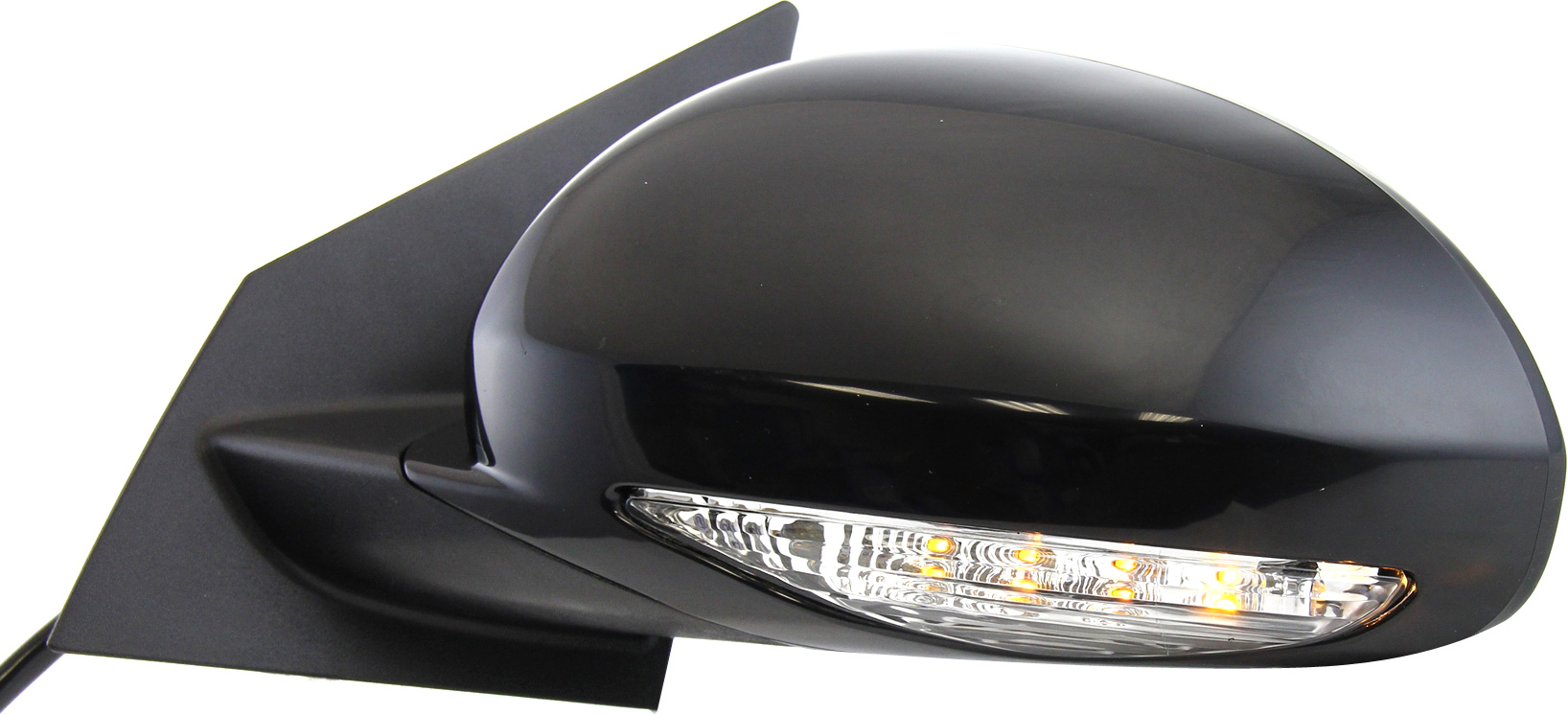 Mirror Compatible With 2008-2012 Buick Enclave Left Driver Side Heated In-housing Signal Light Paintable Kool-Vue