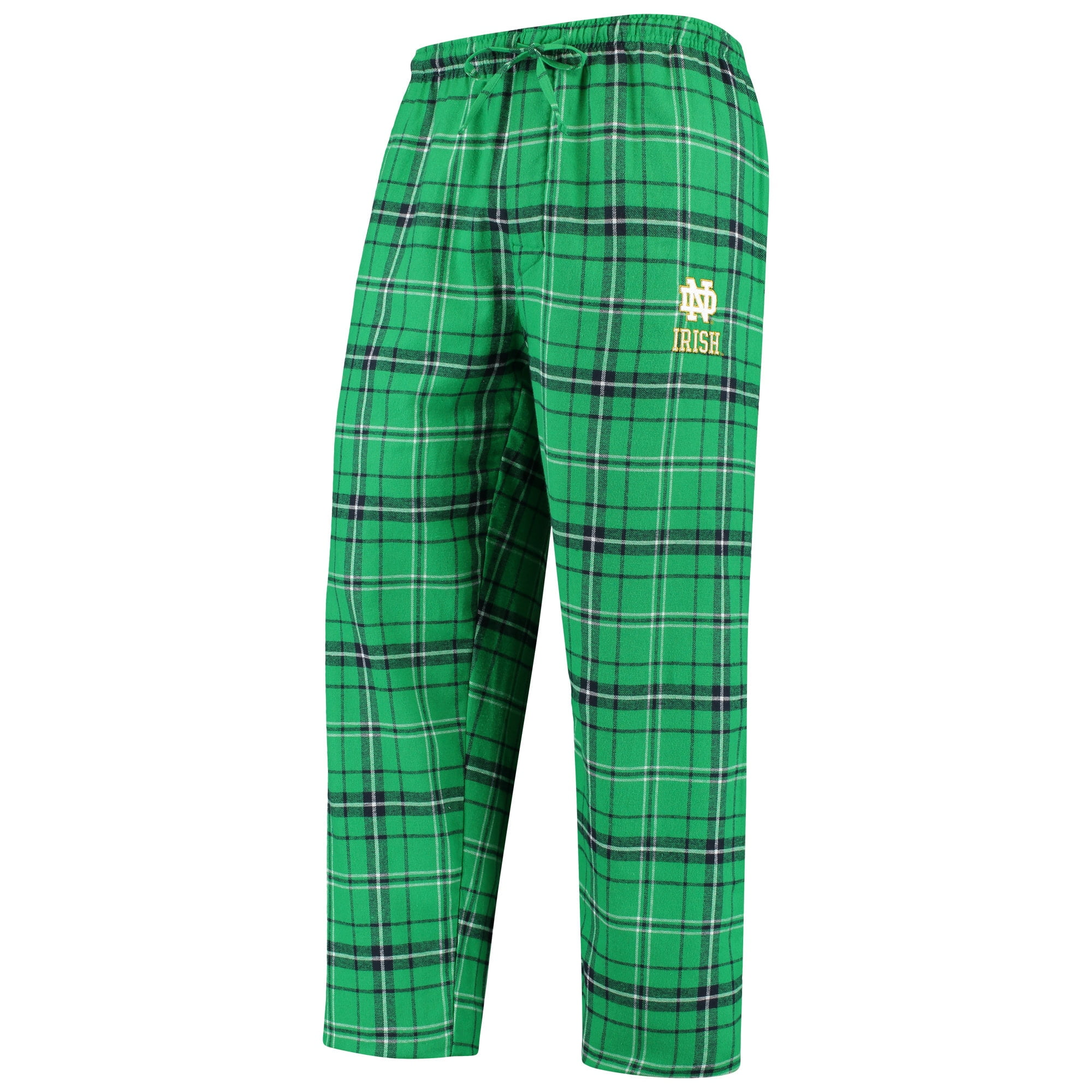 Men's Concepts Sport Kelly Green/Navy Notre Dame Fighting Irish College Ultimate Flannel Pants