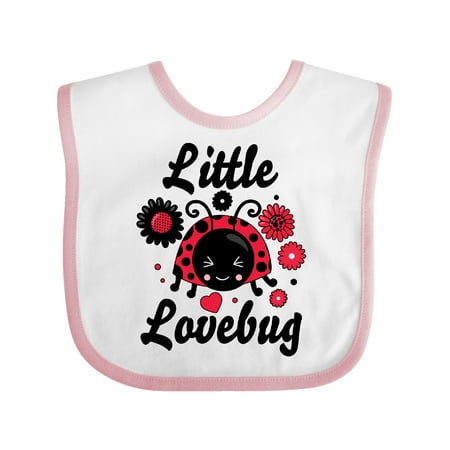 

Inktastic Valentine s Day Little Lovebug Gift Baby Boy or Baby Girl Bib