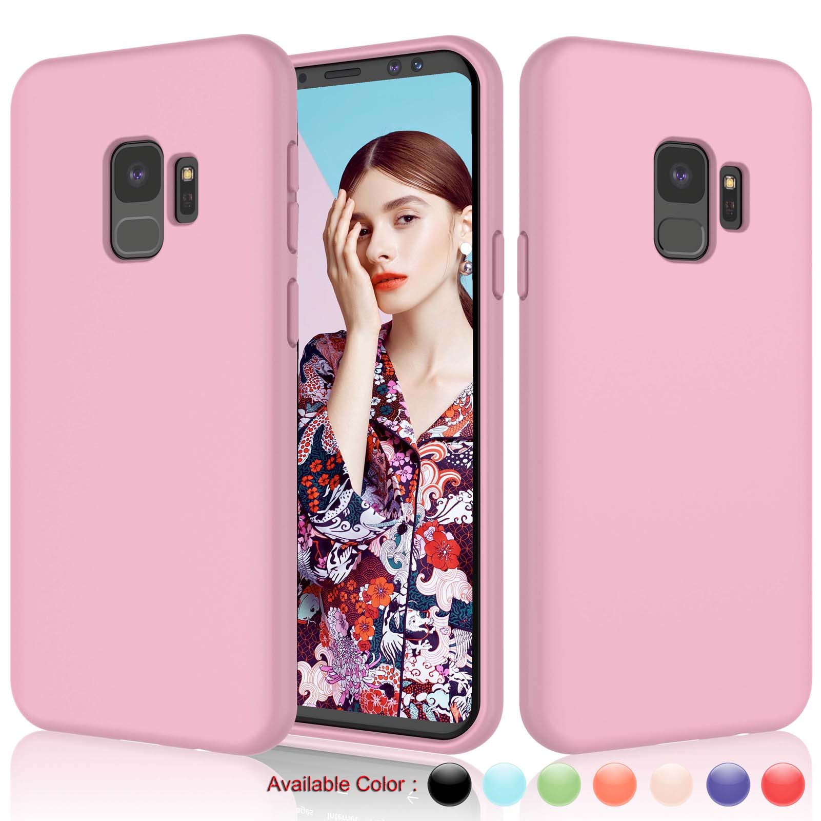Lomogo Samsung Galaxy S9 Case LOYHU230596#8 Soft Silicone Case Shockproof Anti-Scratch Case Cover for Samsung Galaxy S9 