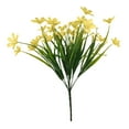 thumbnail image 2 of Moocorvic 7 Bundles Artificial Flowers Outdoor UV Resistant Flowers for Indoor Outside Hanging No Fade Garden Porch Window DÃÂ©cor(Yellow), 2 of 5