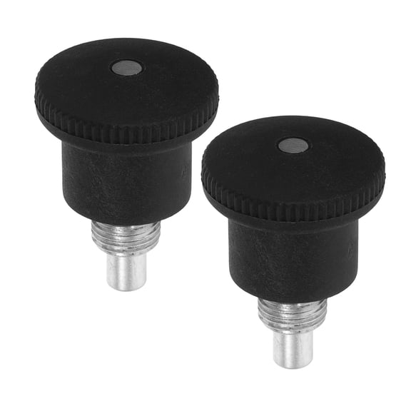 Zehuanyu  2 Pcs Pop Pull Pin Knob Adjustment Spring Pins Ball Fitness Black