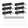 thumbnail image 4 of Organizador de Ganchos de Pared para Herramientas 6 Piezas Negro Sharpla, 4 of 8