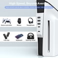 thumbnail image 4 of Hub USB 5 en 1 de SUSUchens, extensor de alta velocidad para PS5 Slim con 3 puertos USB (1 tipo C, 1 tipo C 3.1 para VR2), conecta varios dispositivos, concentrador USB de máxima eficiencia, 4 of 8