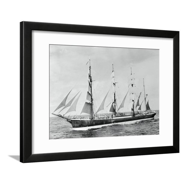 Pamir Sailing Ship Framed Print Wall Art