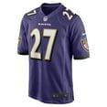 thumbnail image 2 of Men's Nike T.J. Tampa  Purple Baltimore Ravens Team Game Jersey, 2 of 3