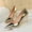 Gold, variant on LIANGP Women's High Heels Fashionable Metal Heel High Heels Metallic High Heel Shoes With Pointed Toes Ladies Shoes Gold Size 7.5