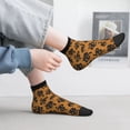 thumbnail image 2 of Fuzoiu Snake Print Adult Socks, Crew Moisture-wicking Socks, Unisex Cushion Crew Socks,Casual Sports Ankle Socks, 2 of 7
