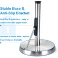 thumbnail image 4 of Standing Paper Towel Holder, Rustproof Stainless Steel Paper Towel Organizer with Tension Arm, Roll Dispenser for Kitchen Countertop Home Dining Table, Silver, 4 of 7