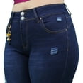 thumbnail image 4 of Jeans skinny DOOW modelo J 508 azul oscuro Talla extra 40, 4 of 7